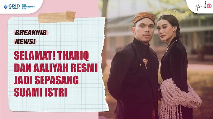 Sah, Thariq Halilintar dan Aaliyah Massaid Resmi Menikah!
