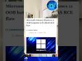 MICROSOFT just pushed an EMERGENCY fix for a Windows 11 FLAW #windowsupdate #tech #technews #news
