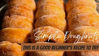 Doughnuts recipe | simple sugar doughnuts | easy beginner’s recipe  | soft & fluffy donuts