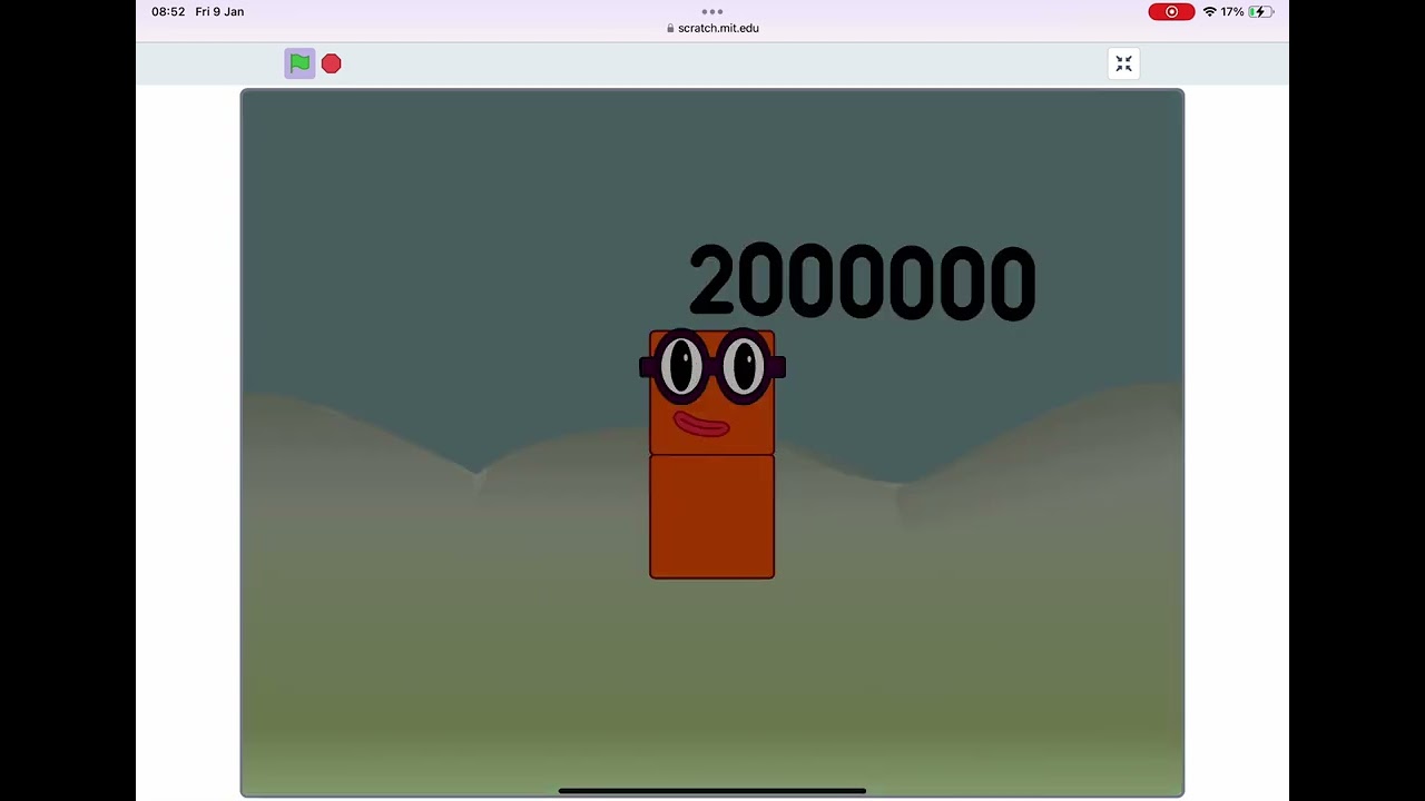 Numberblocks band 1 to ??? In scratch