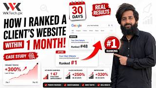 How I Ranked My Client’s Website in Just 1 Month (Real SEO Case Study)