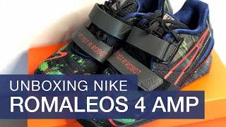 ✔️ Nike Romaleos 4 AMP Unboxing & On Feet | Training & Lifting Shoe | Black