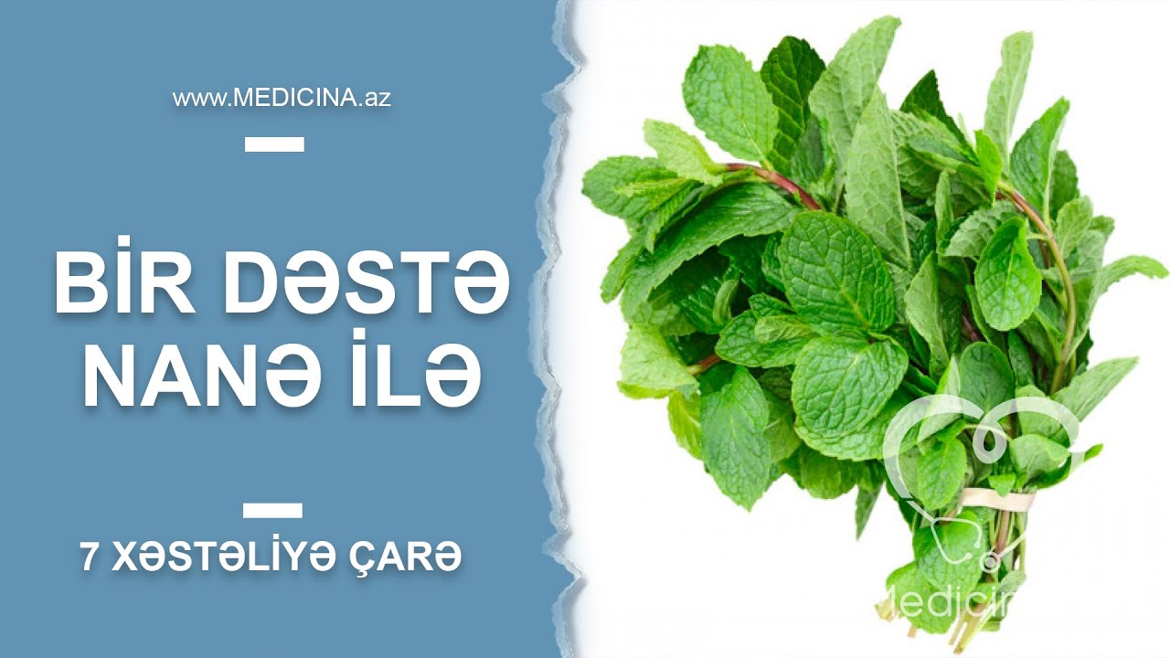 Bir dəstə nanə ilə - 7 xəstəliyə ÇARƏ