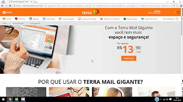 Como criar um E-mail no Terra grátis?