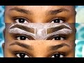 How to Clean up your eye Brows at home! - Queenii Rozenblad