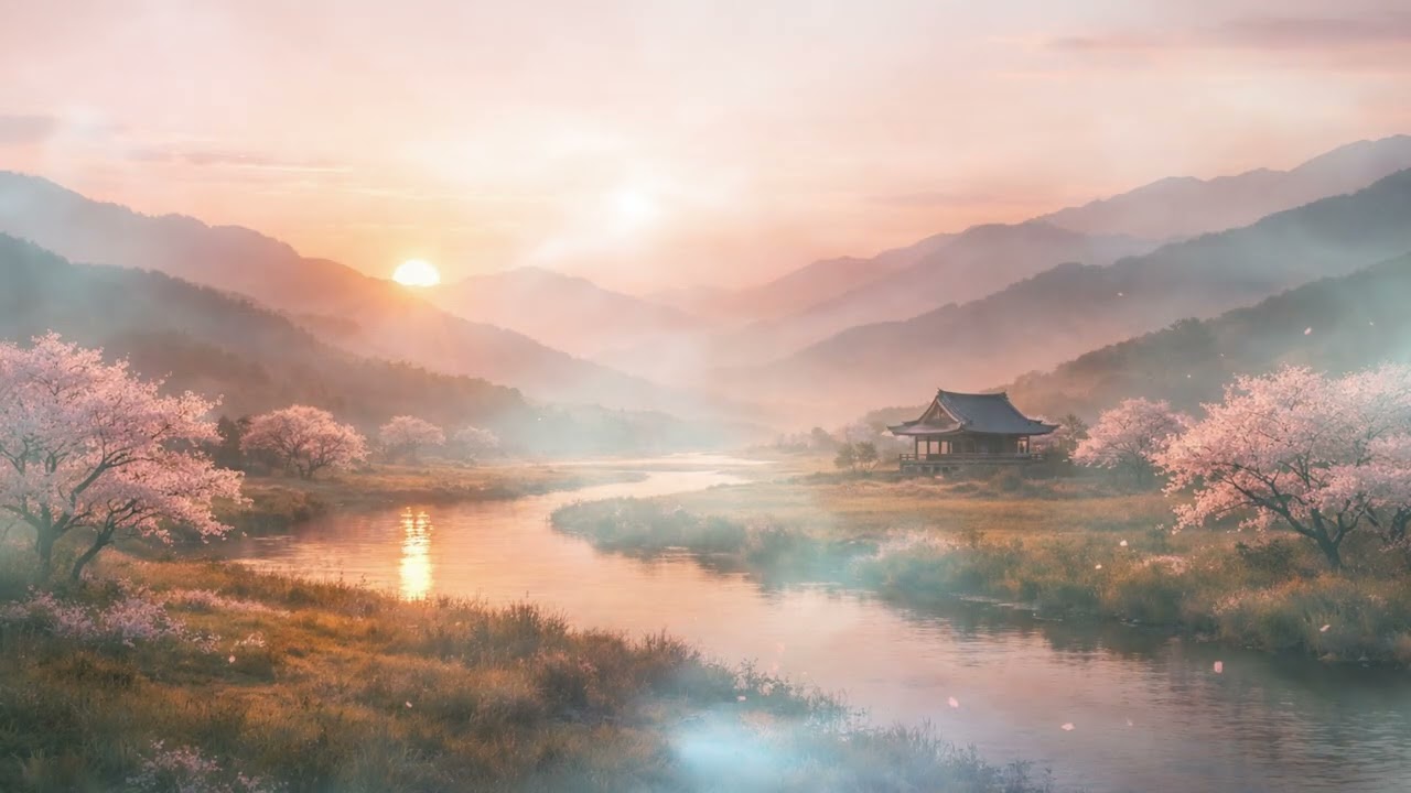 Japanese relaxation music. Stress relief, inner peace, zen ambience. 432 Hz. Anxiety relief.