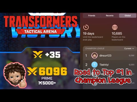 Transformers Tactical Arena  - Road to the Top of the Global Champion League