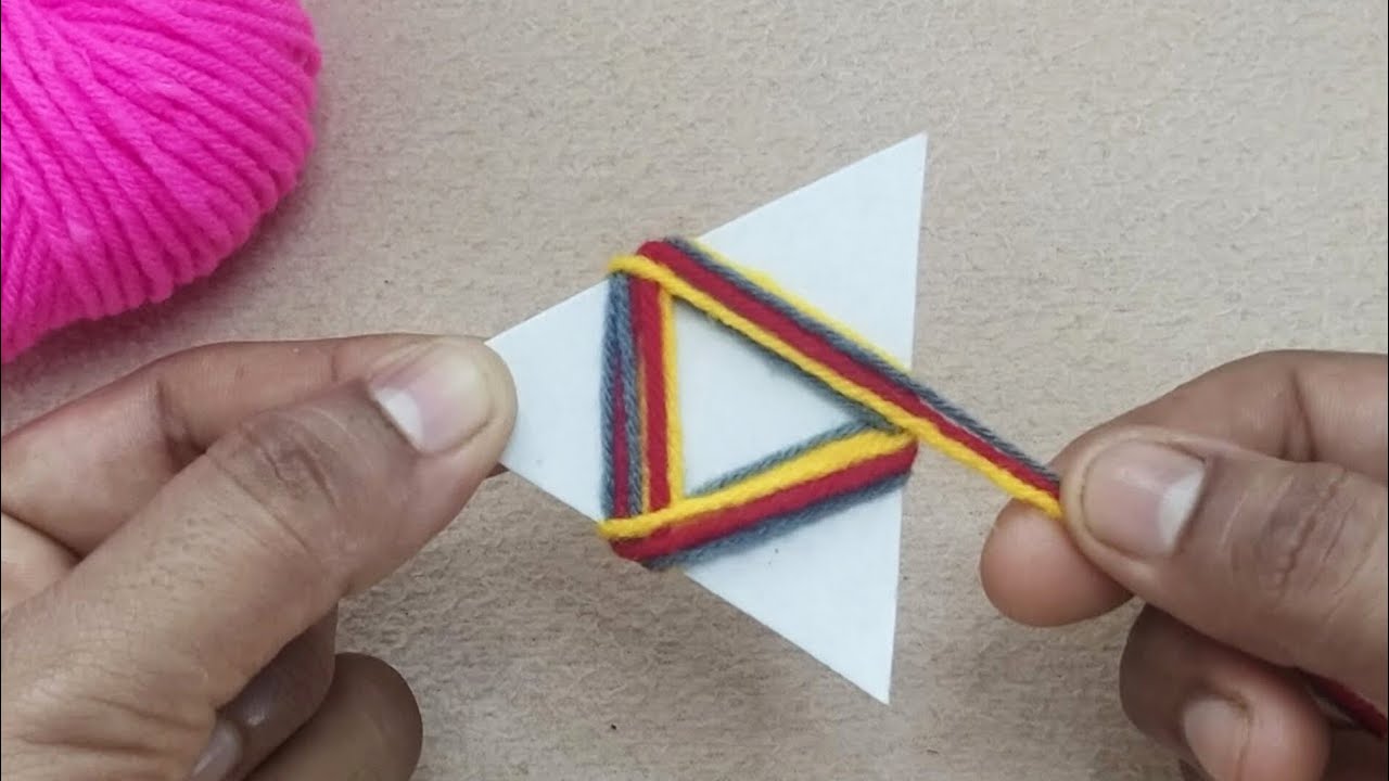 Amazing 2 Beautiful Woolen Yarn Flower making ideas with Paper | Easy