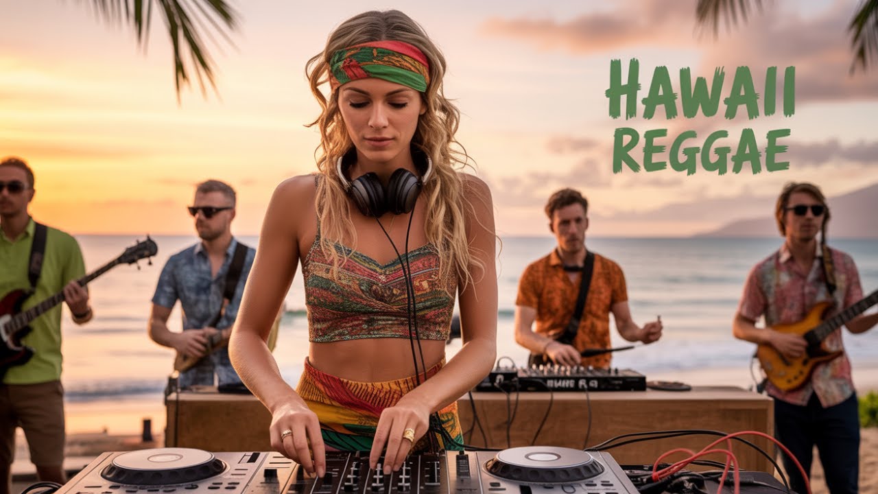 🌴 Hawaiian Reggae Nights – Tropical Chill Vibes for Peace & Warmth 🌺