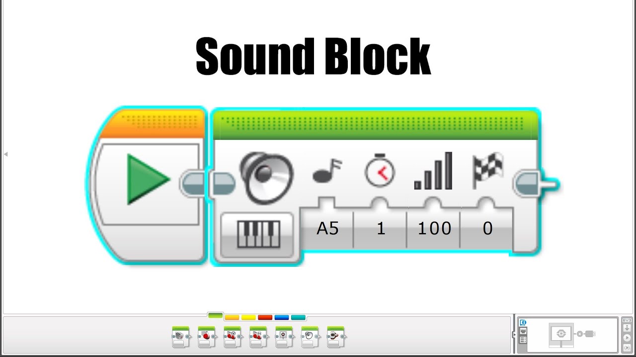 EV3 Programming: The Sound Block - YouTube