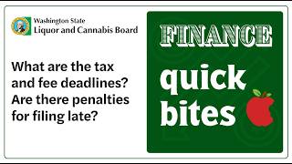 Finance Quick Bite: Filing Deadlines and Penalties