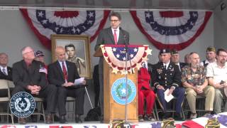 Gov Perry Awards Audie Murphy Texas Legislative Medal of Honor