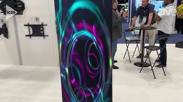 InfoComm 2025: Crimson AV Introduces 1.2mm COB Indoor dvLED Display Advertising Kiosk