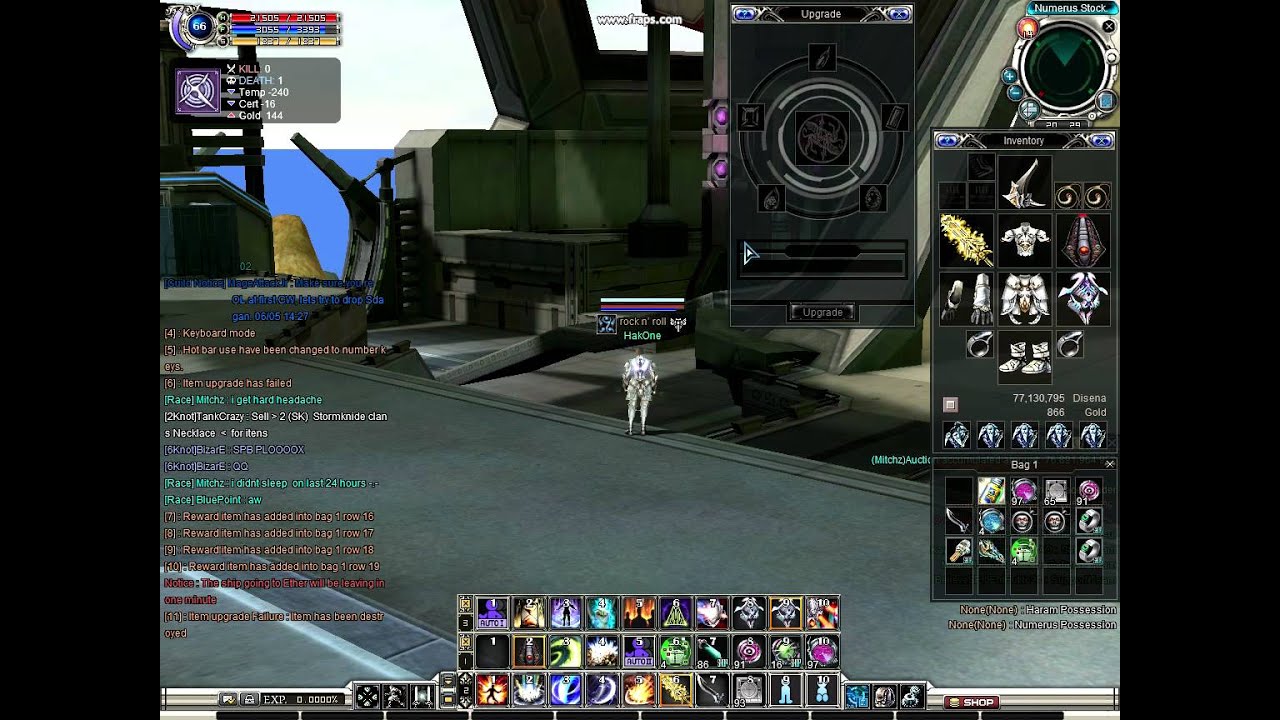 RF online upgrading my t2 relic