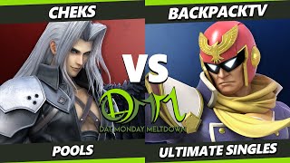 DAT MM 307 - Cheks (Sephiroth) Vs. BackpackTV (Captain Falcon) Smash Ultimate - SSBU