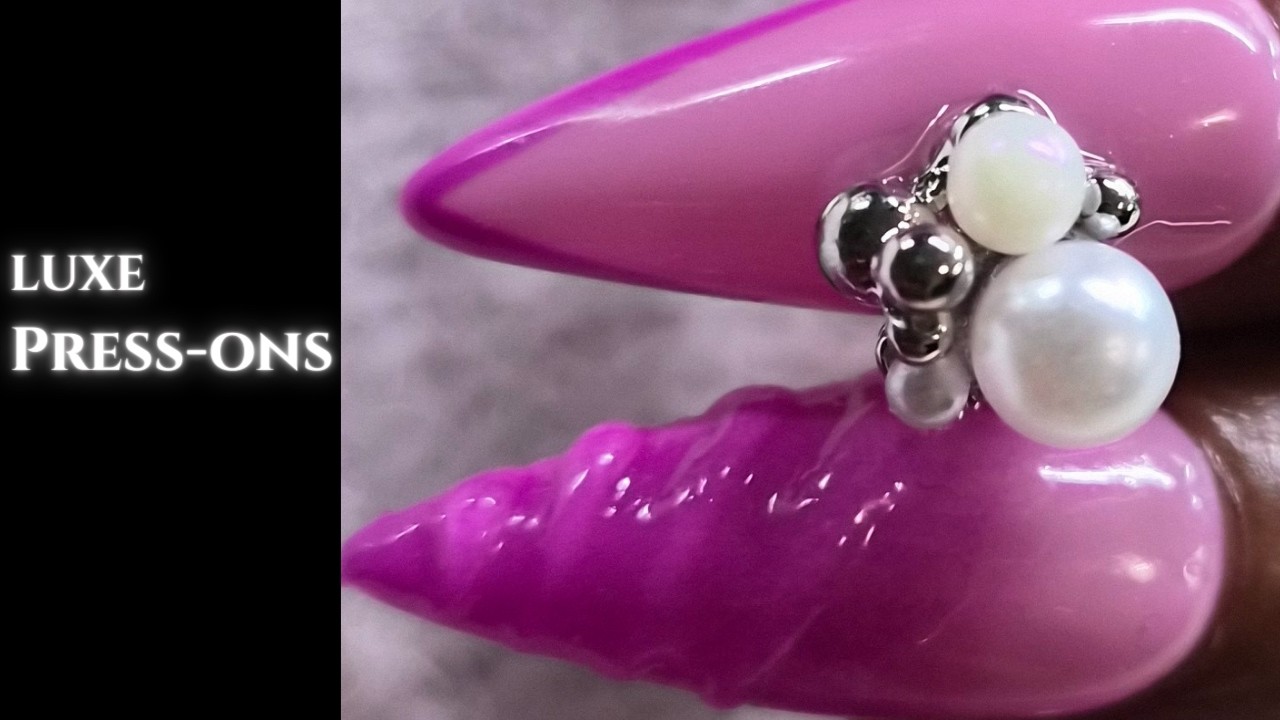 Накладные ногти для вечернего выхода с использованием гелевых типсов Gel-X (подходит для начинающих)