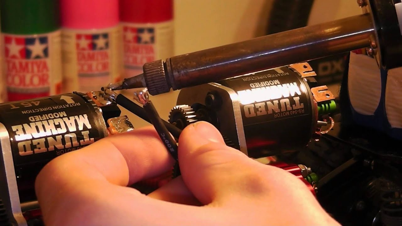 PROJECT THE MACHINE Pt 20 SOLDERING 4 Snowpanther Brushed Motors