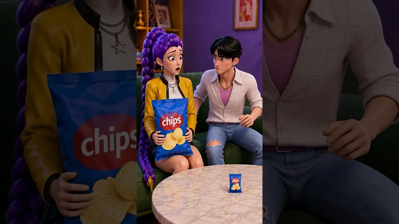 Jinu was a little selfish with the chips! 🍟 Will he regret it? 🤭