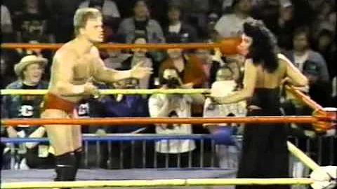 Shane Douglas Piledrives Sherri Martel