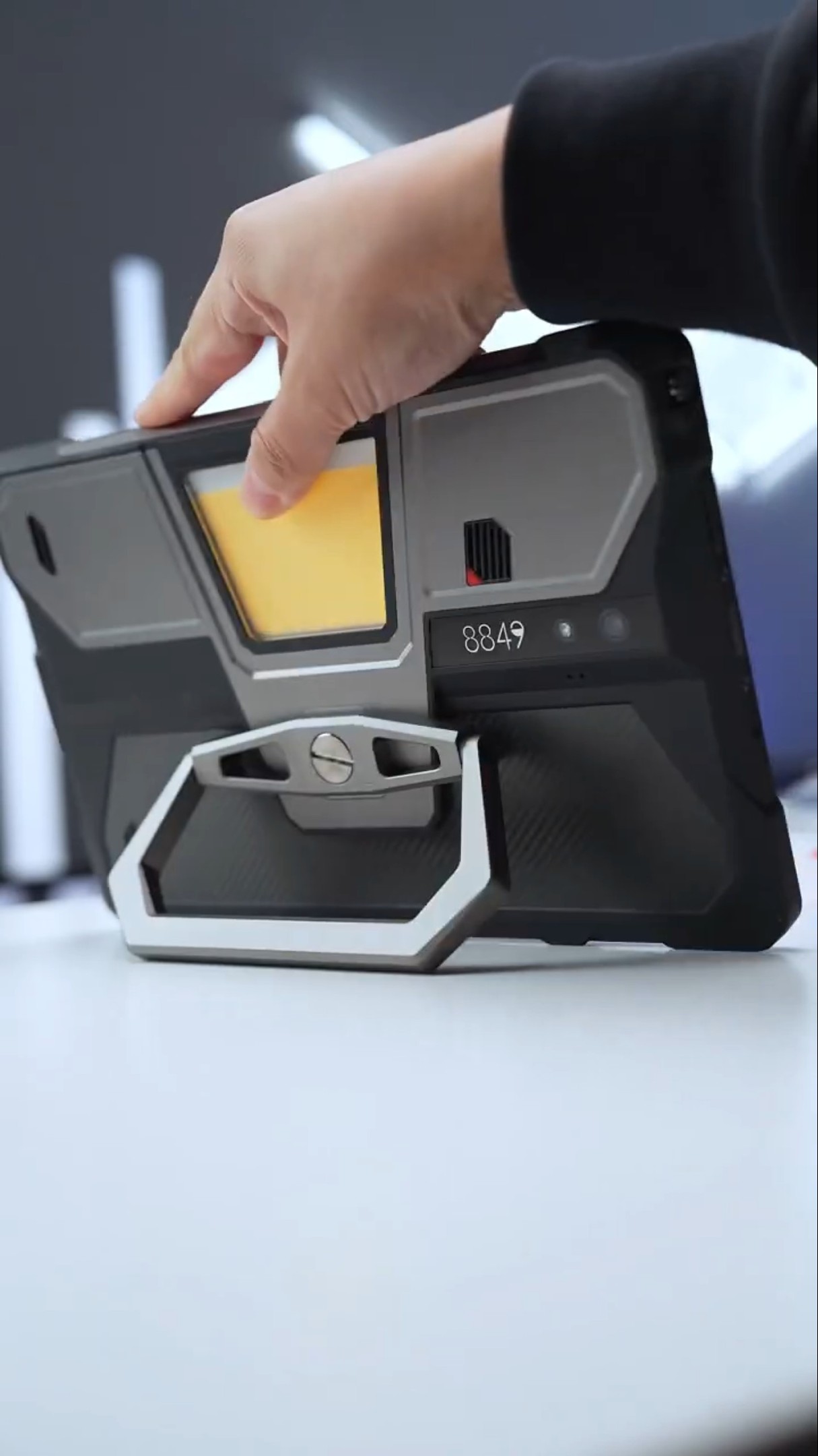 This is simply an outlier among tablets. It is resistant to falling, durable and can project. It is