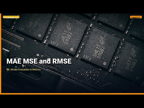 MAE MSE & RMSE Explained | ML Regression Metrics | PAMCET