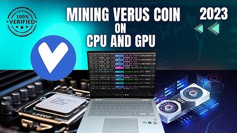 2023 mining VERUS COIN with CPU and GPU