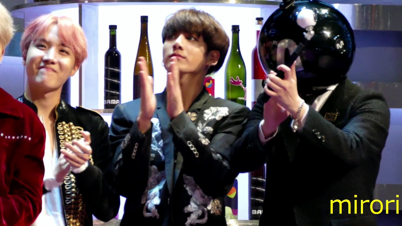 [4K] 161202 BTS @ 2016 MAMA　待機席 歌手席 2 ; 정국 ジョングク & MPD FOCUS