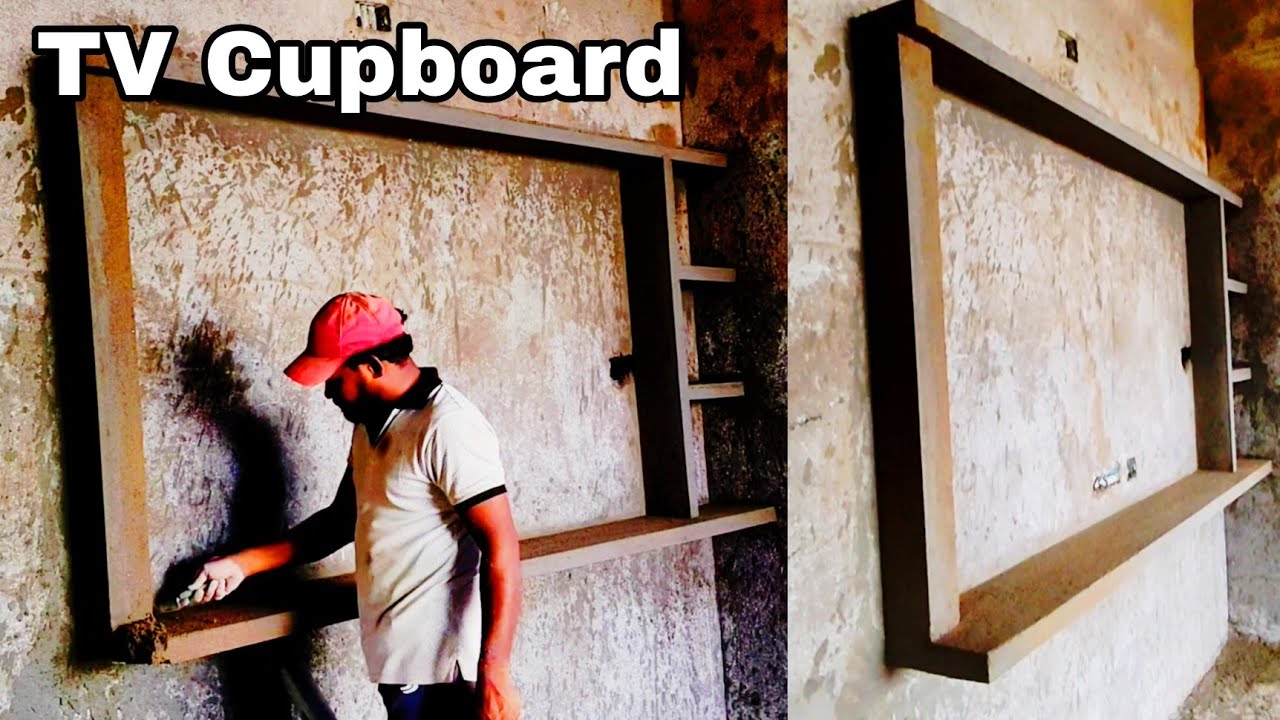 టివి అల్మారా డిజైన్ ప్లాస్టరింగ్🏡/Latest Big Size TV Unit Design Plastering Work.