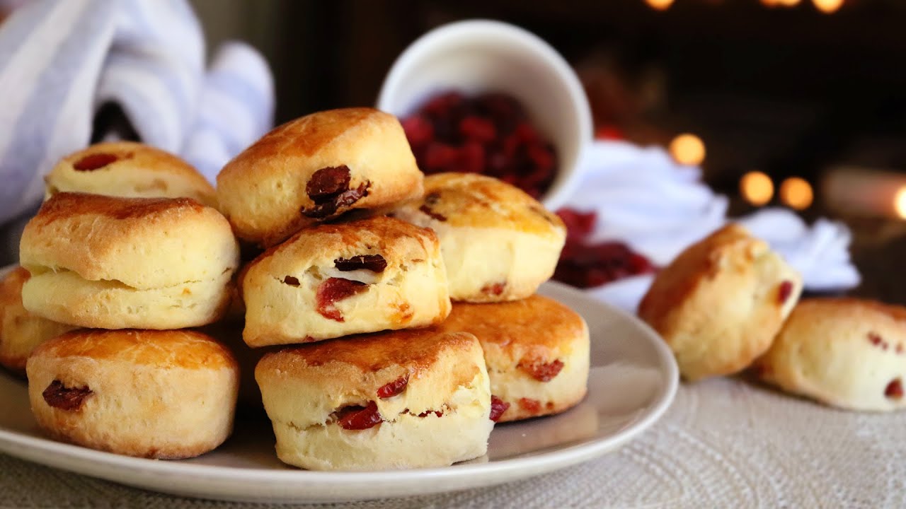 SCONES DULCES de Yogurt y Arándanos - CUKit!