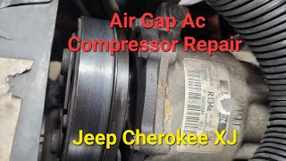 DON'T Buy a New AC Compressor Until You Watch This Repair  #jeepxj
