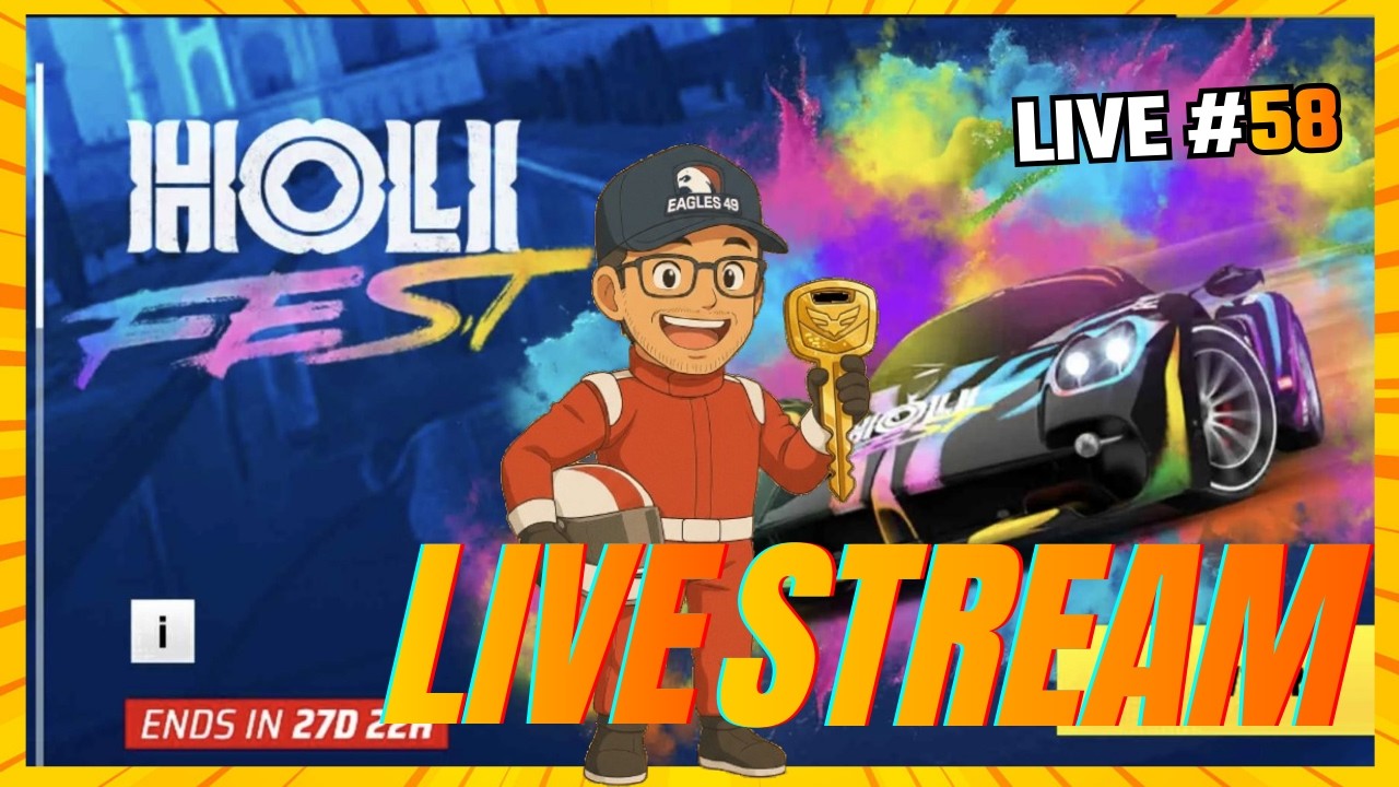 🏎️ HOLI FEST RUMO AO TOP 10K! | Subindo o Ranking no Asphalt 9: Legends LIVE #58🚀