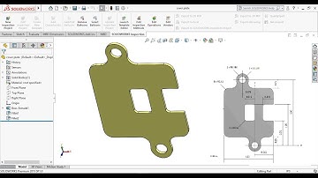 Solidworks tutorials for beginners 01:  Cover plate modeling