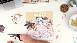 Scrapbook Process Video - Hello Fall - Mercy Tiara kit club DT-#20