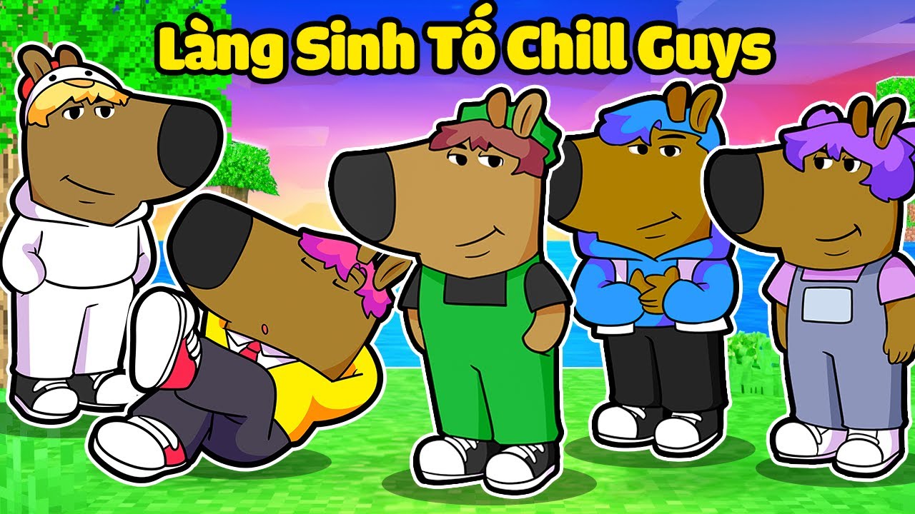 Làng Sinh Tố Trở Thành CHILL GUY Trong Minecraft