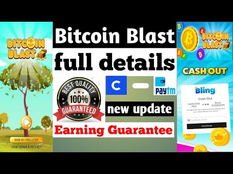 Bitcoin Blast | App Full Details | Bitcoin Blast Cash Out With Payment Proof