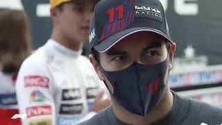 Sergio Pérez You can't catch Antonio F1 Interview 2021 Italian Grand Prix Sprint Race at Monza
