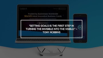 "Setting goals is the first step in turning the invisible into the visible." ~ Tony Robbins