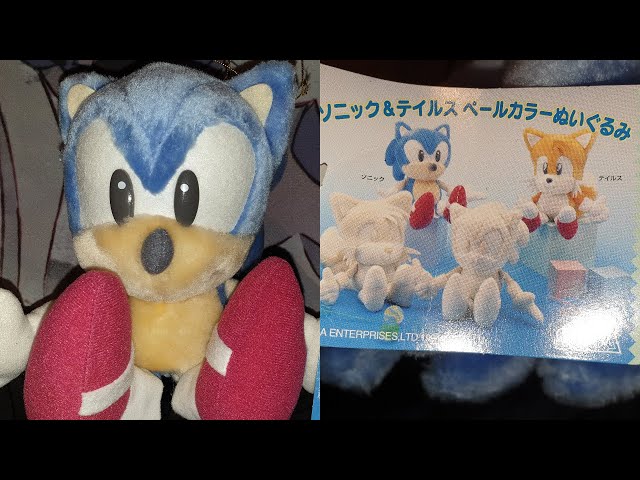 ⭐️希少⭐️ソニック&テイルス　ペールカラー ぬいぐるみ SEGA 1998 Sonic The Hedgehog SEGA 1998 Pastel Plush - YouTube