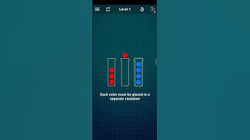 ball sort puzzle level 1