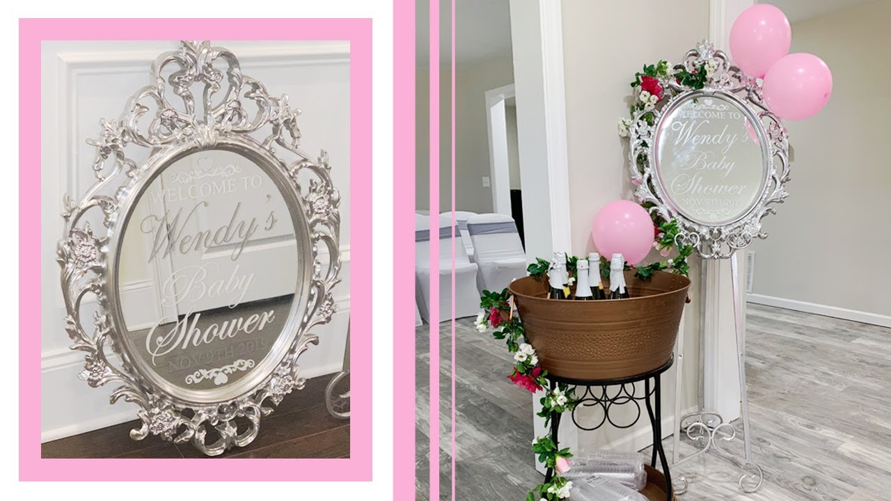 DIY CUSTOM MIRROR SIGN YouTube