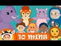 Mr. Elephant And More Animal Songs | BabyMoo Songs For Kids | Compilation