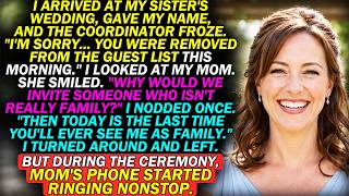 My Mom Crossed My Name Off My Sister's Wedding Guest List: "YOU'RE NOT REALLY FAMILY"