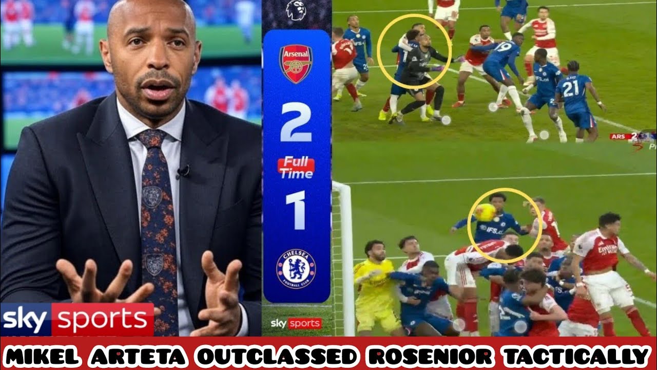 ARTETA MASTERCLASS! 😱 GARY NEVILLE BREAKS DOWN ARSENAL'S TACTICAL BRILLIANCE IN 2–1 WIN VS CHELSEA!