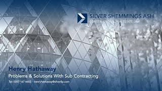 Problems & Solutions In Sub Contracting
