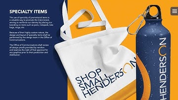 Brand Style Guide Scrolling Website—City of Henderson—in5 Customer Example