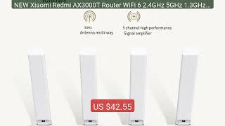 NEW Xiaomi Redmi AX3000T Router WiFi 6 2.4GHz 5GHz 1.3GHz CPU ... — Best Buy 2026 | Great Quality!