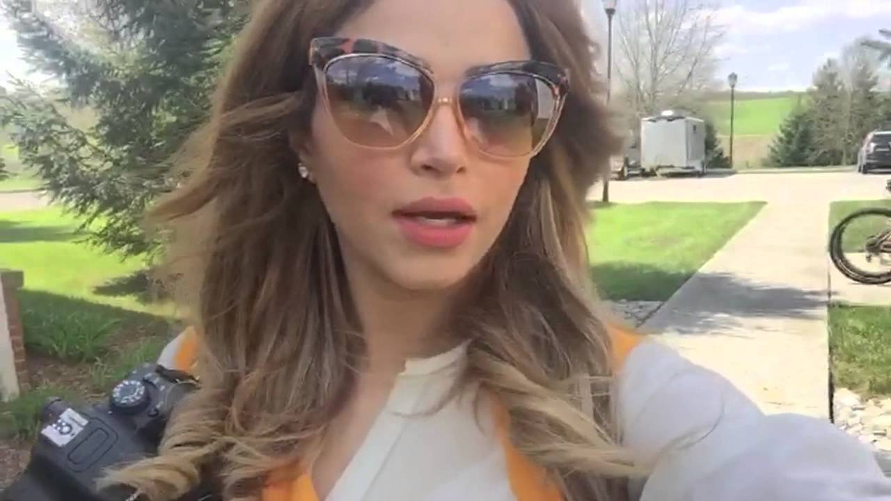 مكياج باللون البرتقالي + جلسه تصوير