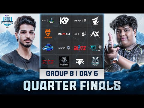 ONEGAME PRO CHAMPIONSHIP | DAY 6 | QUARTER FINALS | BGMI | SEASON 3 | #iqoosoul #vasistaesports