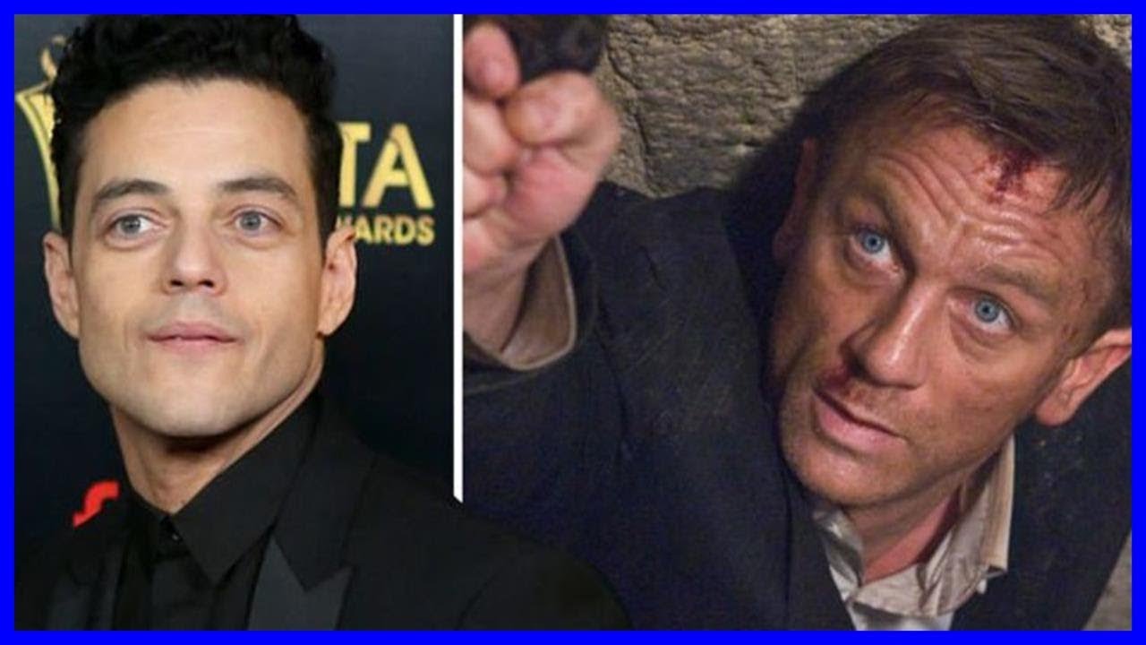 Rami malek akan beradu akting dengan Daniel Craig (masih dia) di film James Bond terbaru (gambar dari: https://www.youtube.com/watch?v=D2dfxTgMP8M)