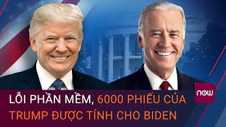 Bầu cử Mỹ 2020: Lỗi phần mềm ở Michigan, 6.000 phiếu của Trump được tính cho Biden | VTC Now